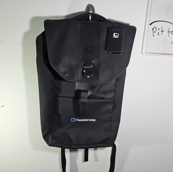 NWT OGIO Resistant Black Rolltop Laptop Backpack!